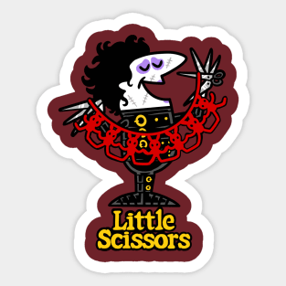 Little Scissors Pizza Sticker